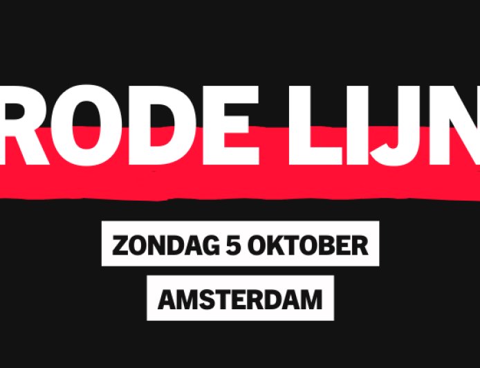 Rode Lijn-demonstratie op 5 oktober overspoeld met controversiële vlaggen