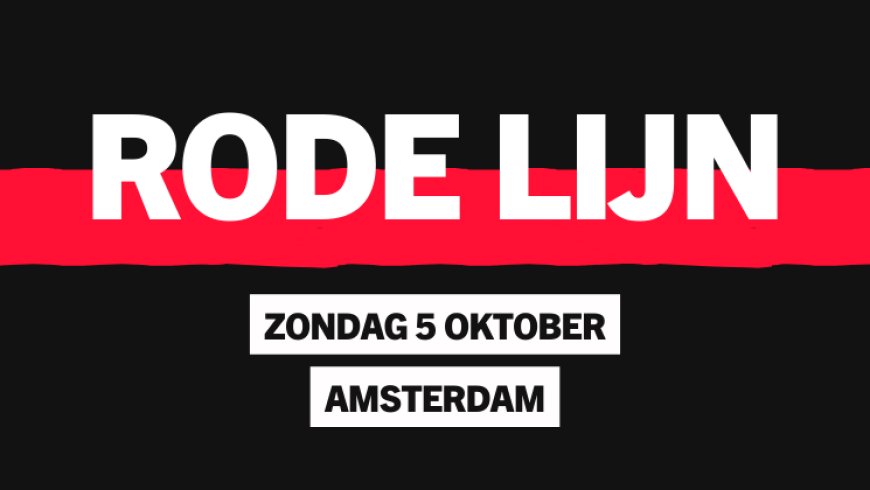 Rode Lijn-demonstratie op 5 oktober overspoeld met controversiële vlaggen